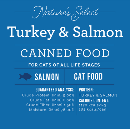 Turkey & Salmon Dinner Canned Cat Food